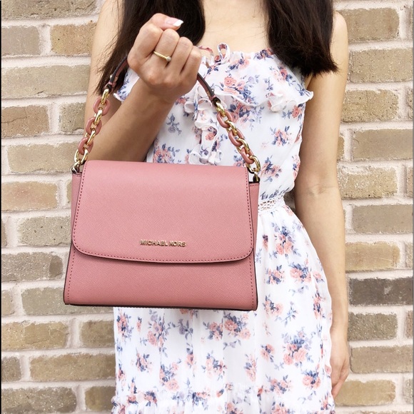 Gaby’sBags👜💕-NWT Michael Kors Purse Rose Pink - Picture 4 of 8